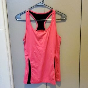 Pink Workout Razorback Shirt